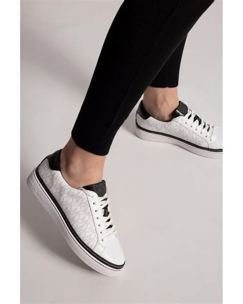 michael kors white platform sneakers.